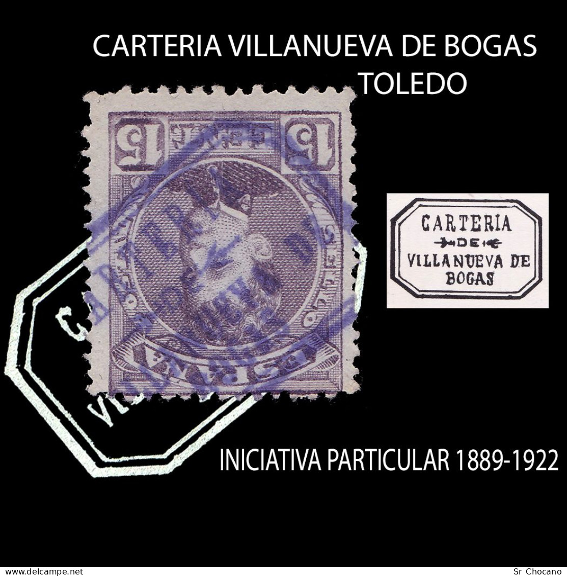 CARTERÍA VILLANUEVA DE BOGAS.TOLEDO.INICIATIVA PARTICULAR - Usados