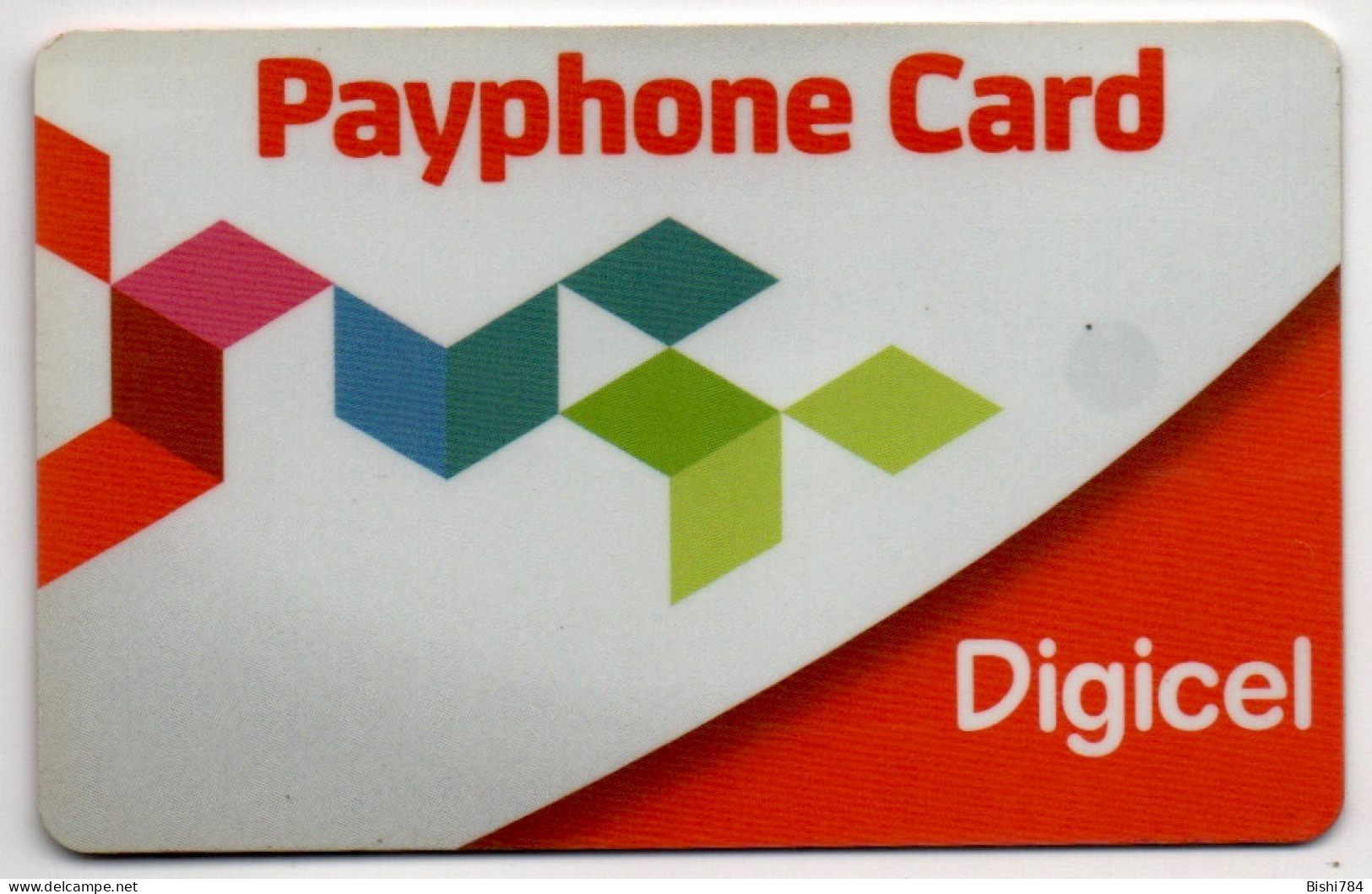 St. Lucia - Digicel ChipCard 2nd Series - $10 Digicel Design With BLACK Writing - Santa Lucia