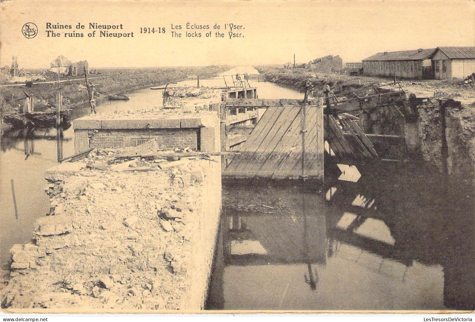 BELGIQUE - NIEUPORT - Les écluses De L'Yser - Carte Postale Ancienne - Nieuwpoort