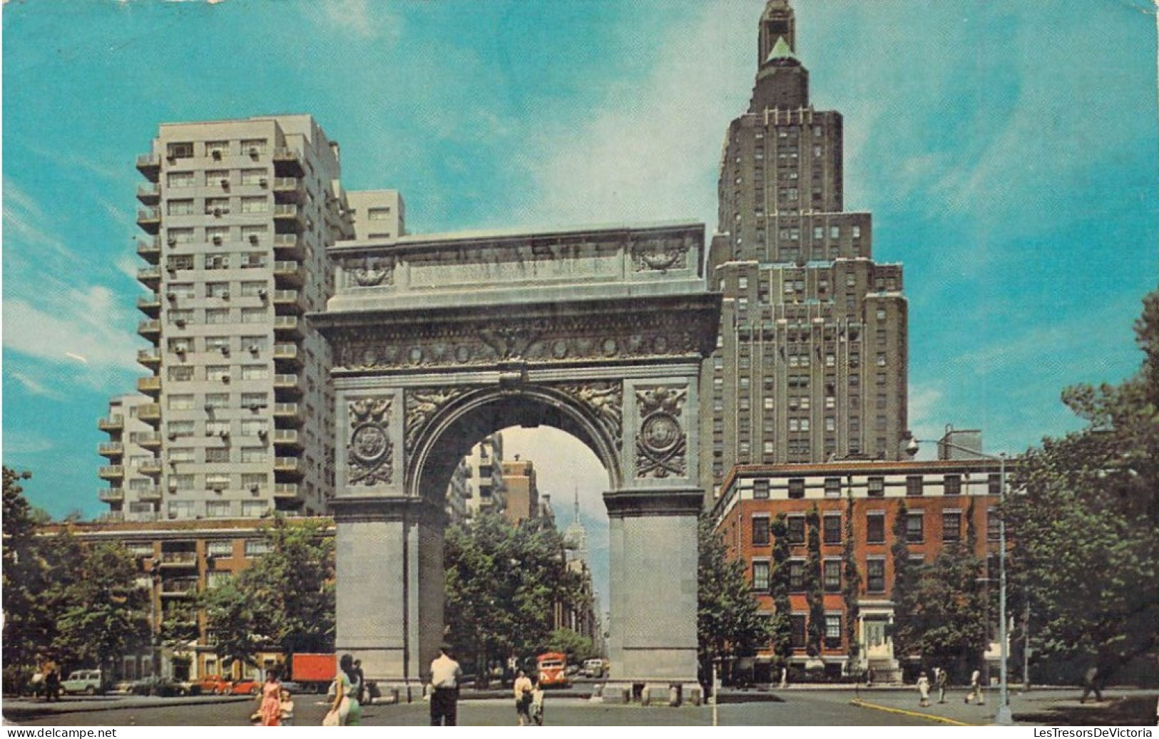 ETATS-UNIS - New York City - Washington Arch In Washington Square Park - Carte Postale Ancienne - Places & Squares