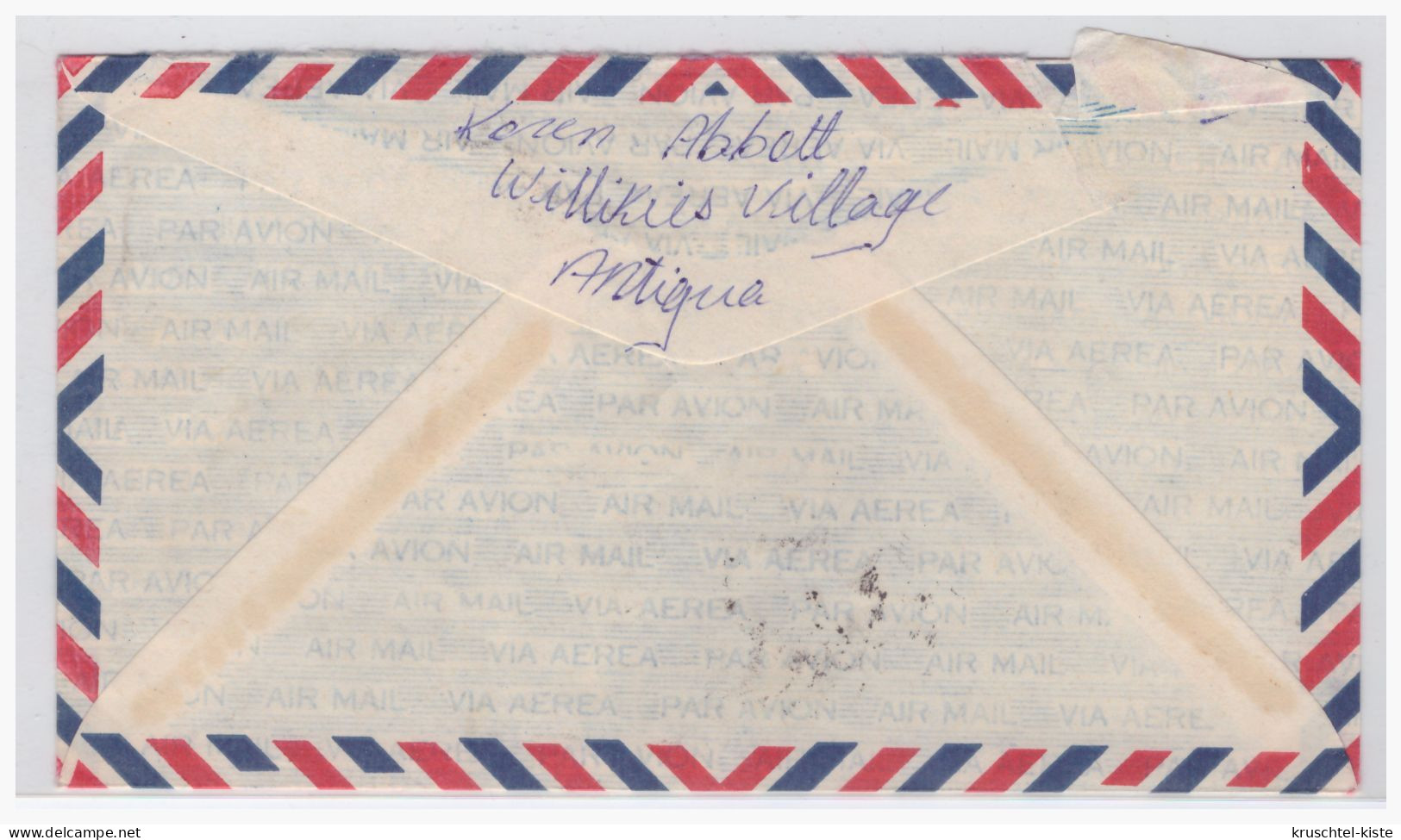 Antigua Und Barbuda (004795) Brief, Air Mail, Gelaufen Nach Radio Antillies - Other & Unclassified