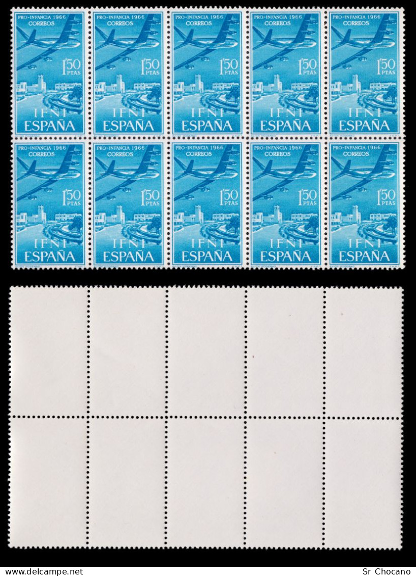 IFNI.1966.Pro Infancia.Serie.Blq10.MNH.Edifil 218-220 - Ifni