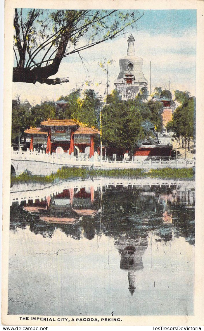 Chine - Pekin - The Imperial City A Pagoda - Colorisé - Camera Craft Co - Carte Postale Ancienne - Chine