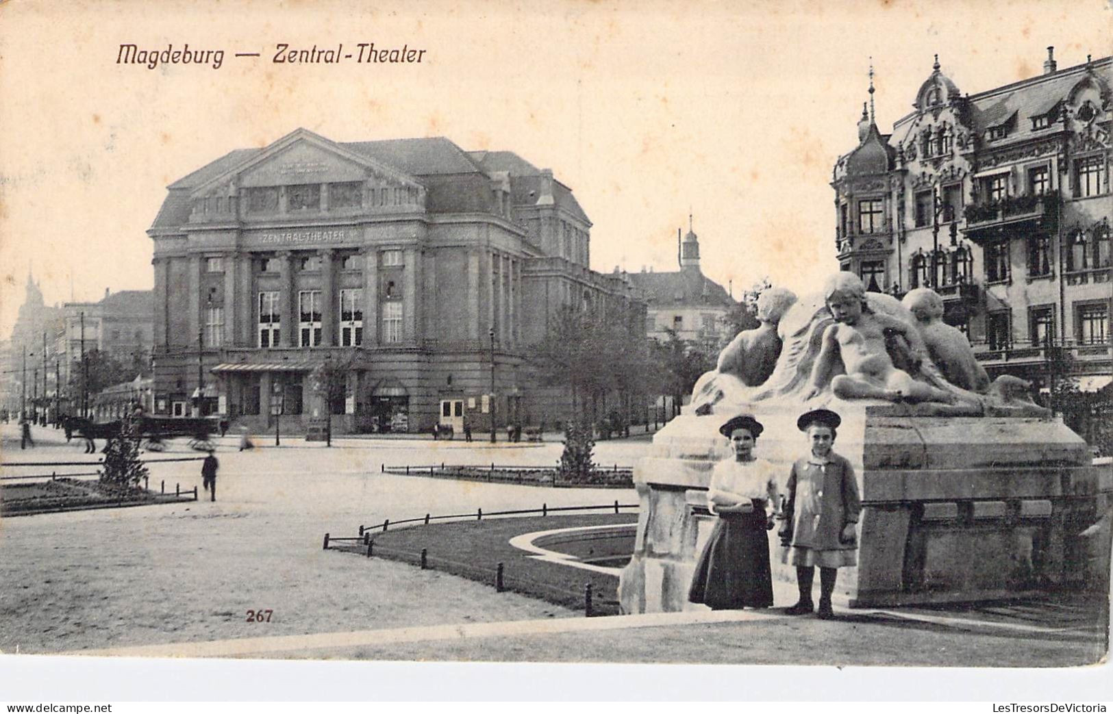 Allemagne - Magdeburg - Zentral Theater - Animé - Reinicke & Rubin - Carte Postale Ancienne - Maagdenburg