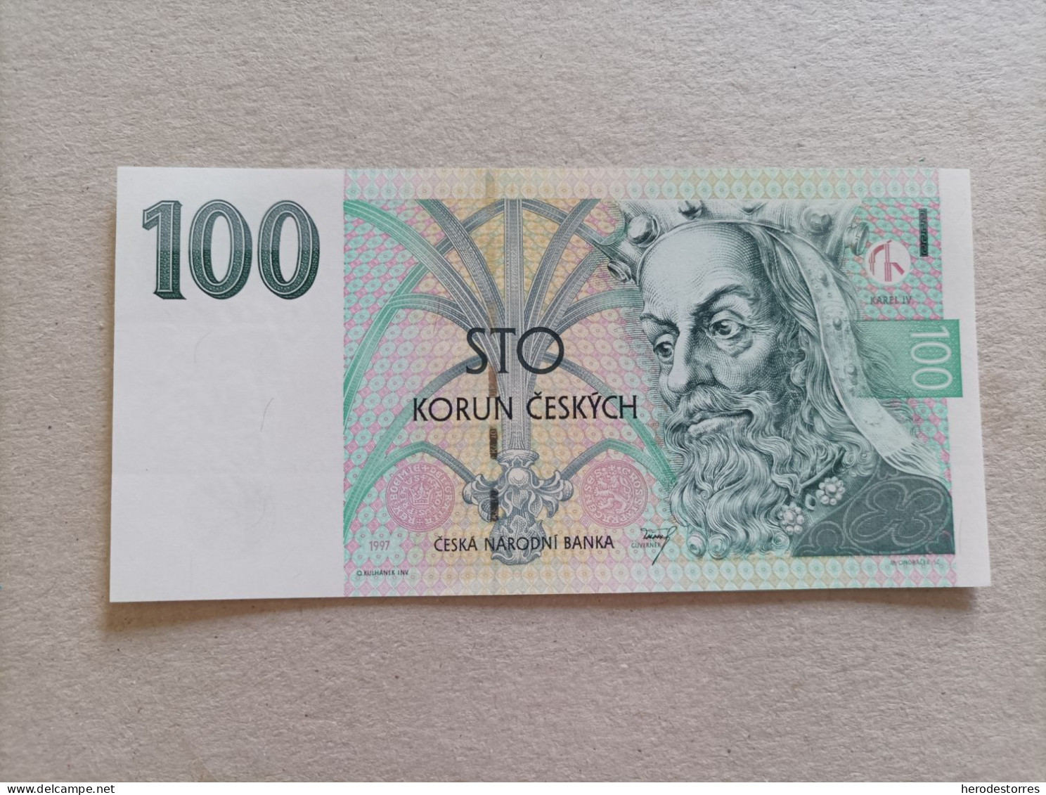 Billete De Checoslovaquia De 100 Korun, Año 1997, UNC - Tchécoslovaquie