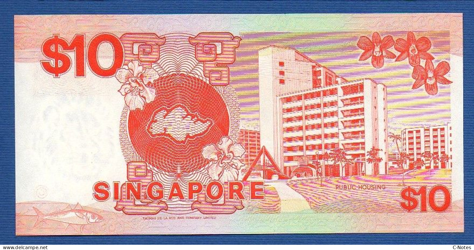 SINGAPORE - P.20 – 10 Dollars ND 1988 UNC, S/n G/12 929750 - Singapour