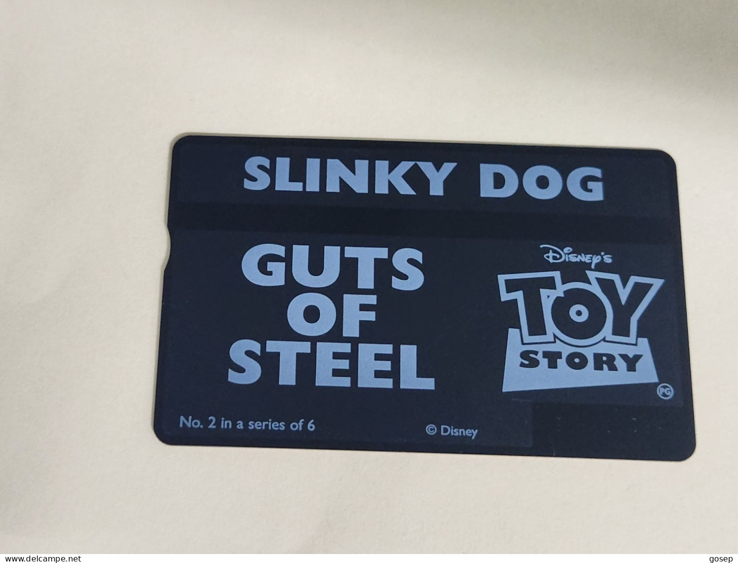 United Kingdom-(BTA149)Disney's Toy-2 Slinky Dog-(250)(20units)(662A00806)price Cataloge 8.00£-mint+1card Prepiad Free - BT Emissions Publicitaires