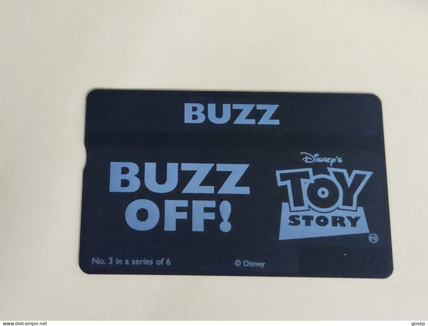 United Kingdom-(BTA150)Disney's Toy-3 BUZZ-(251)(20units)(622L60187)price Cataloge 3.00£ Used+1card Prepiad Free - BT Werbezwecke