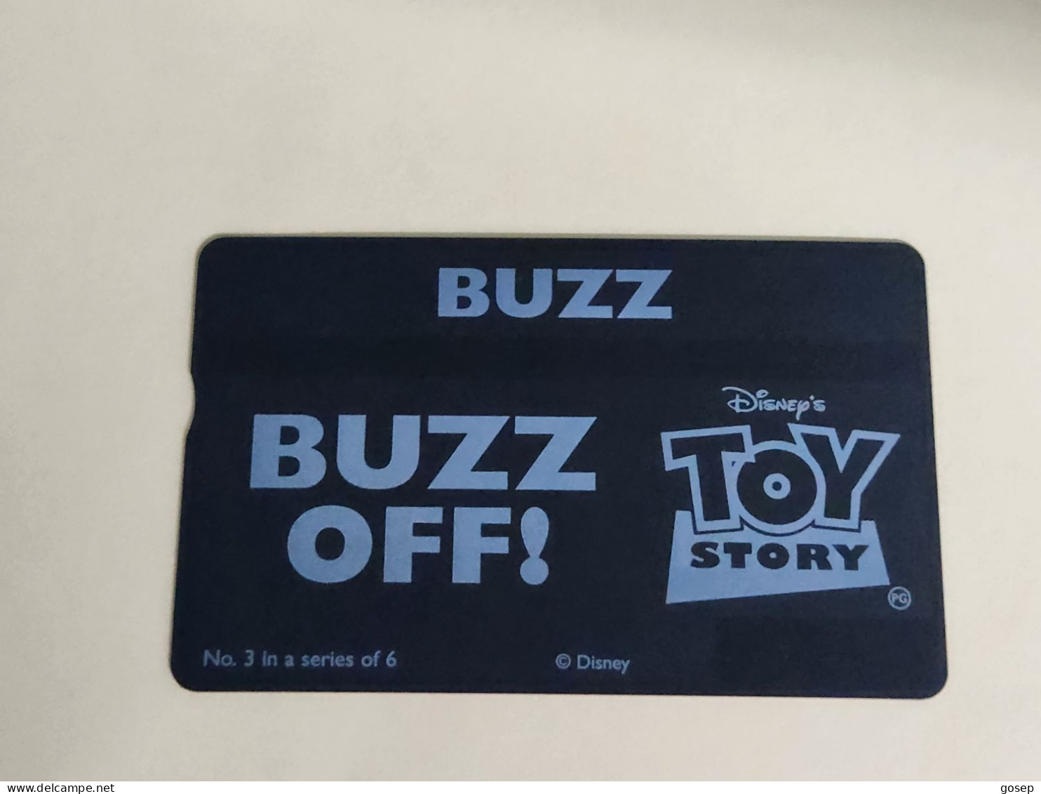 United Kingdom-(BTA150)Disney's Toy-3 BUZZ-(253)(20units)(642A33090)price Cataloge 8.00£ Mint+1card Prepiad Free - BT Werbezwecke