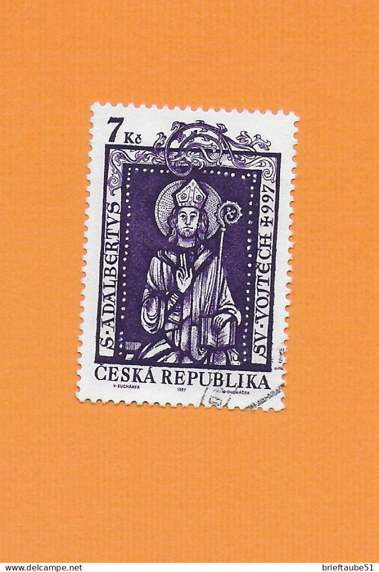 CZECH REPUBLIC 1997 Gestempelt°Used  MiNr.141  "RELIGION: BISCHOF Von PRAG Hl. ADALBERT " - Used Stamps