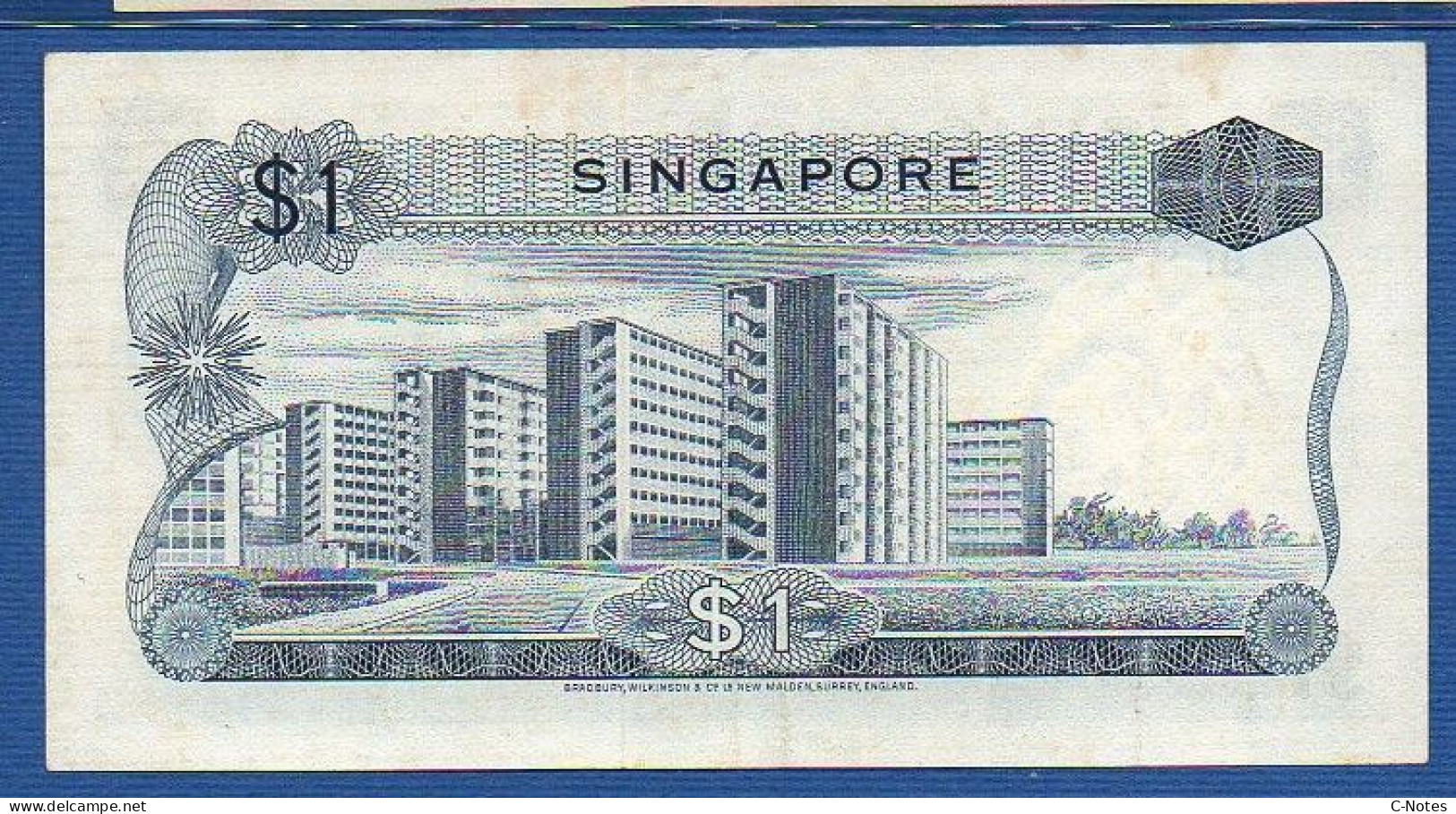 SINGAPORE - P. 1c – 1 Dollar ND 1967-1972 UNC-, S/n B/81 545986 - Singapour