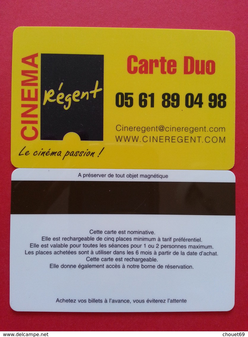 Cinécarte Carte Duo Régent  (BC0415 - Bioscoopkaarten