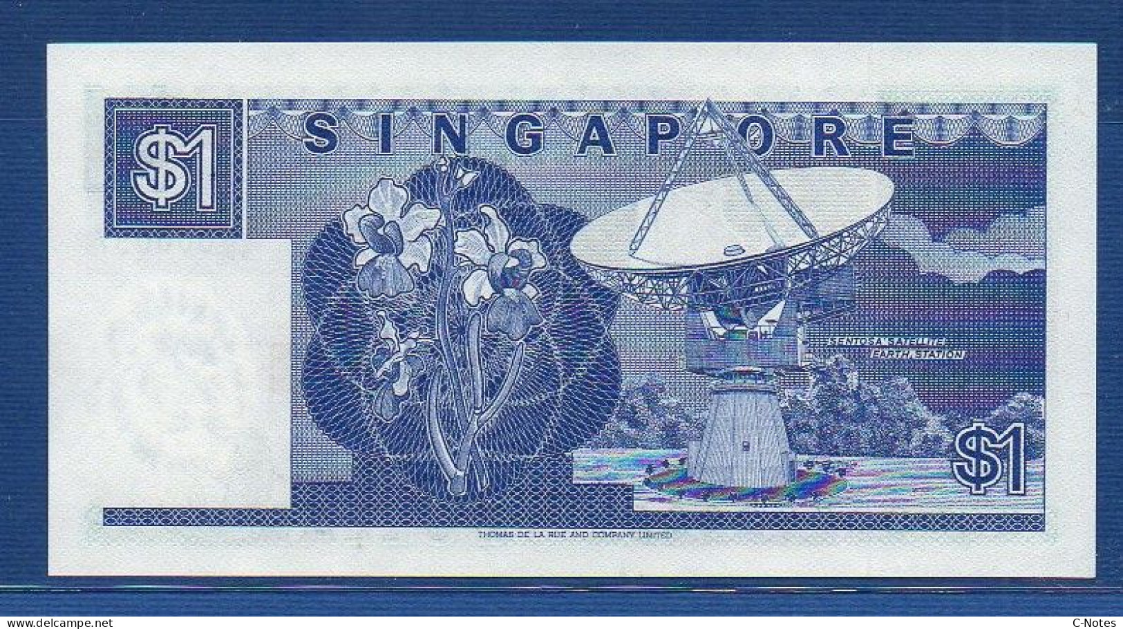 SINGAPORE - P.18a – 1 Dollar ND 1987 UNC, S/n A/65 000037 VERY LOW SERIAL NUMBER - Singapore