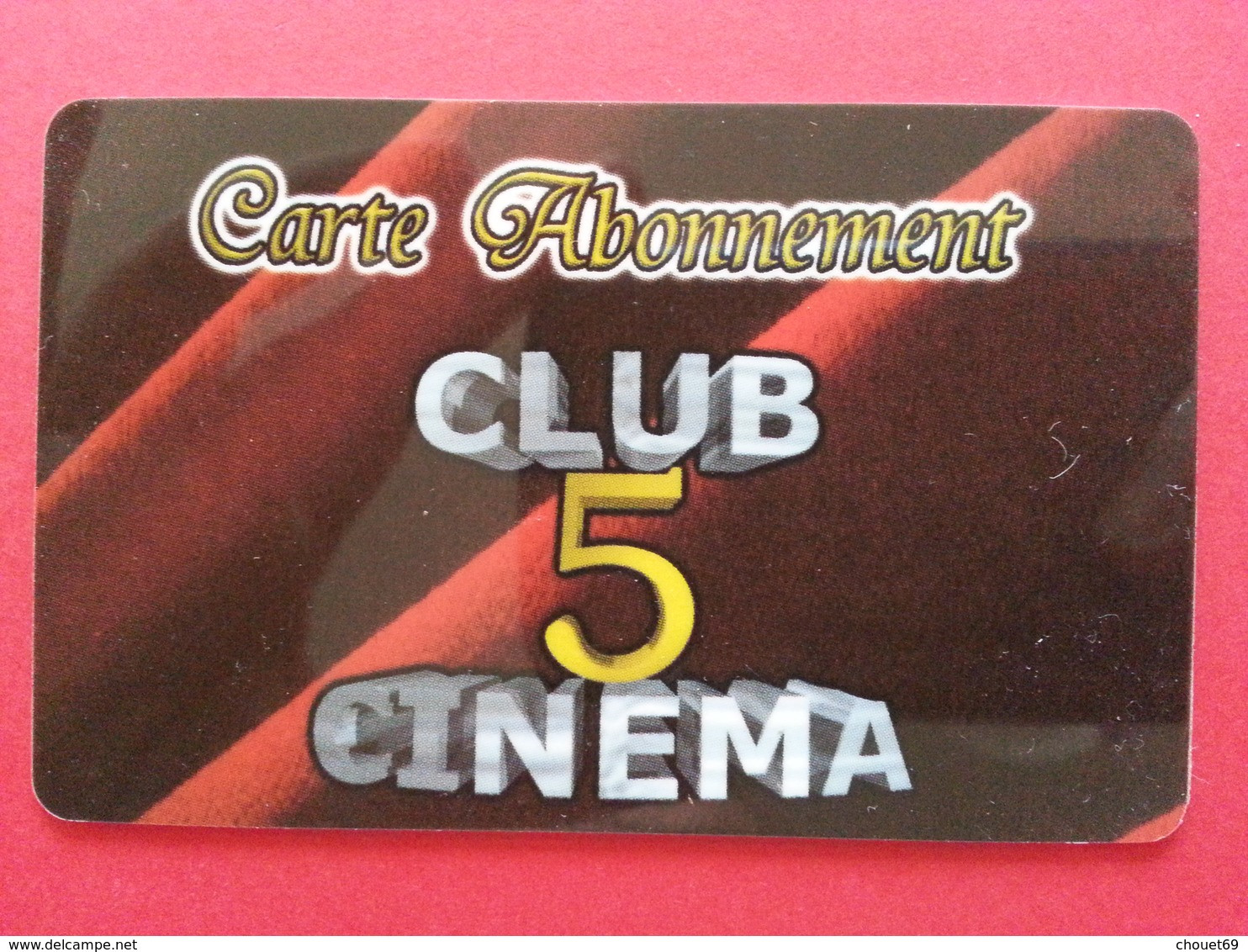 Cinécarte Carte Club 5 Carte Abonnement Sans Numéro Au Recto  (BC0415 - Biglietti Cinema