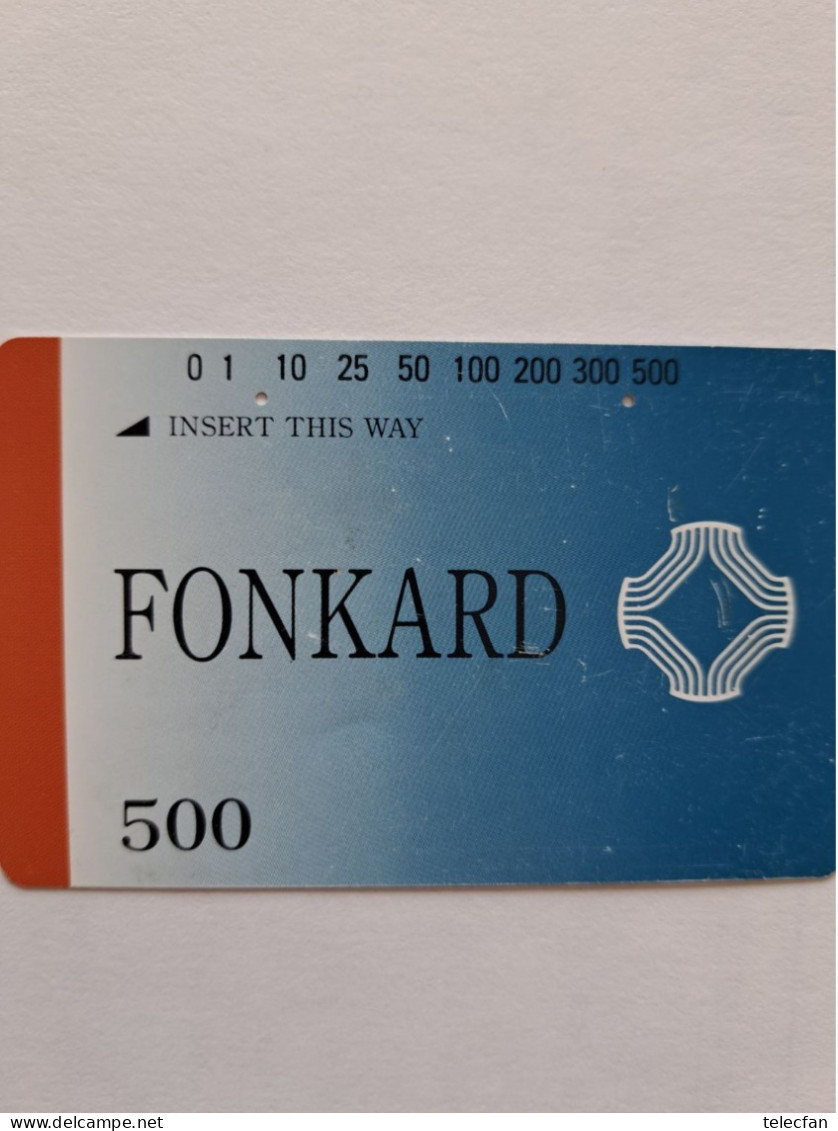 PHILIPPINES TAMURA FONKARD 500U UT MIDDLE CONDITION STRIPES LOOK SCAN - Filippine