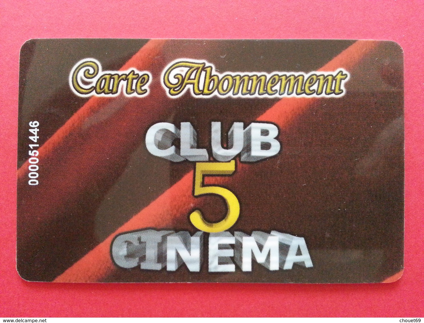 Cinécarte Carte Club 5 Carte Abonnement Avec Numéro Au Recto  (BC0415 - Cinécartes