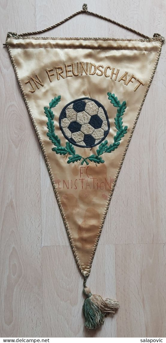 JN FREUNDSCHAFT FC Endstation Football Club Football Fussball Futebol Soccer Calcio Fútbol PENNANT ZS 1 KUT - Abbigliamento, Souvenirs & Varie