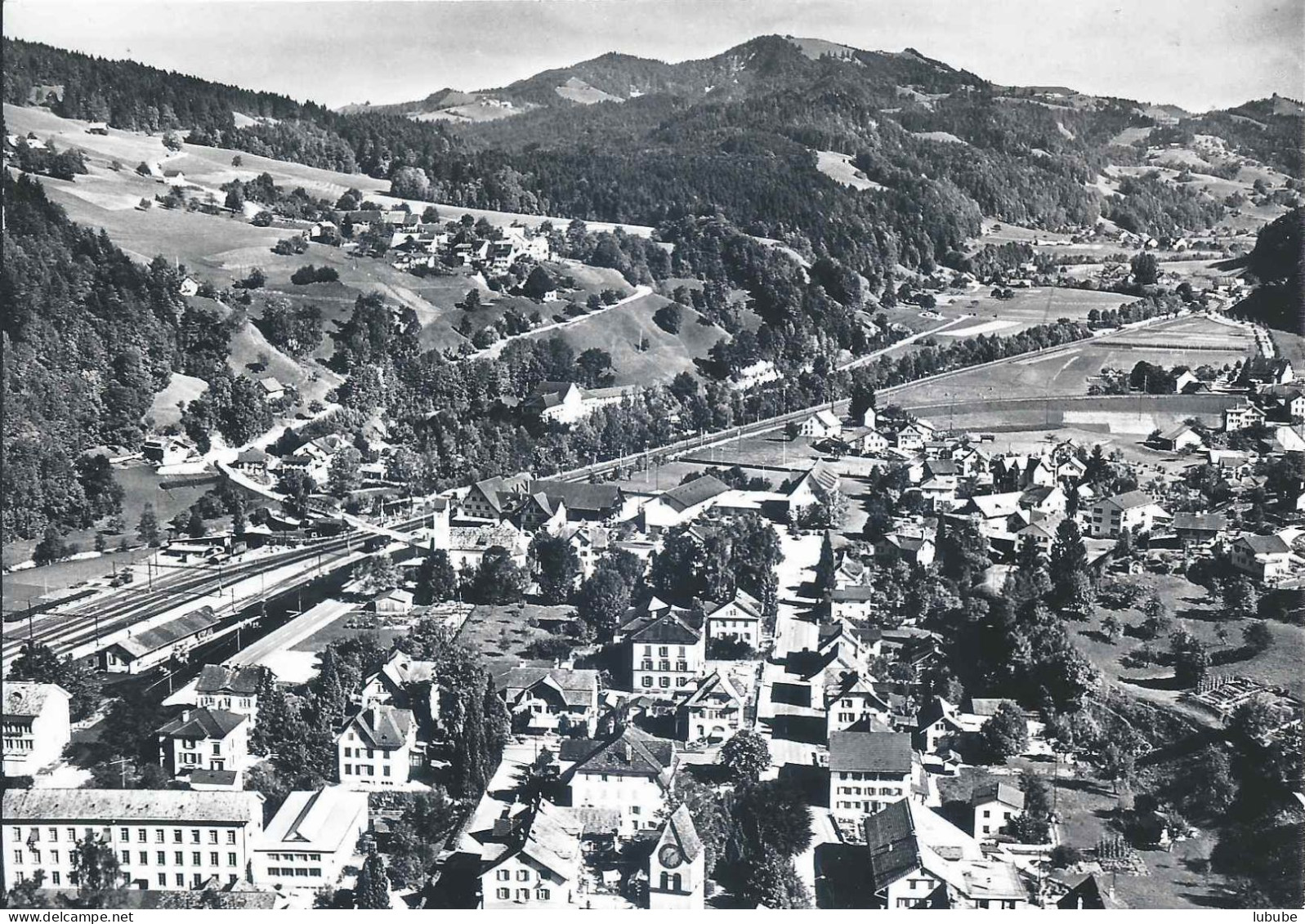 Bauma - Fliegeraufnahme       Ca. 1950 - Bauma