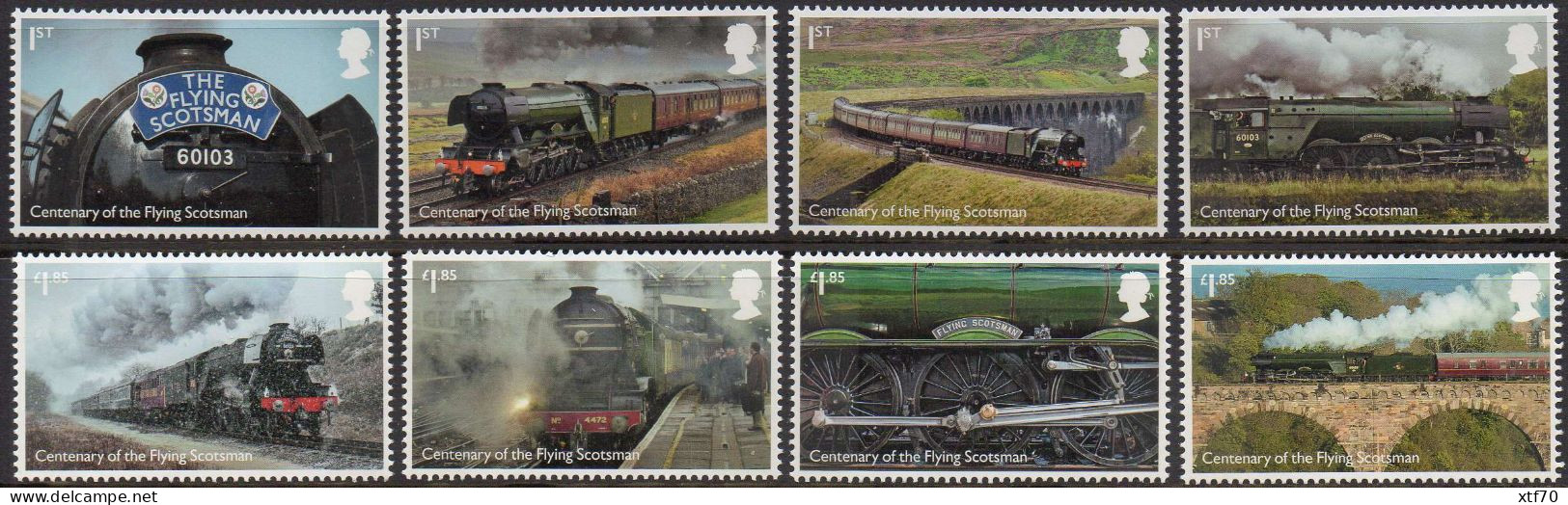 GREAT BRITAIN 2023 Centenary Of The Flying Scotsman - Unused Stamps