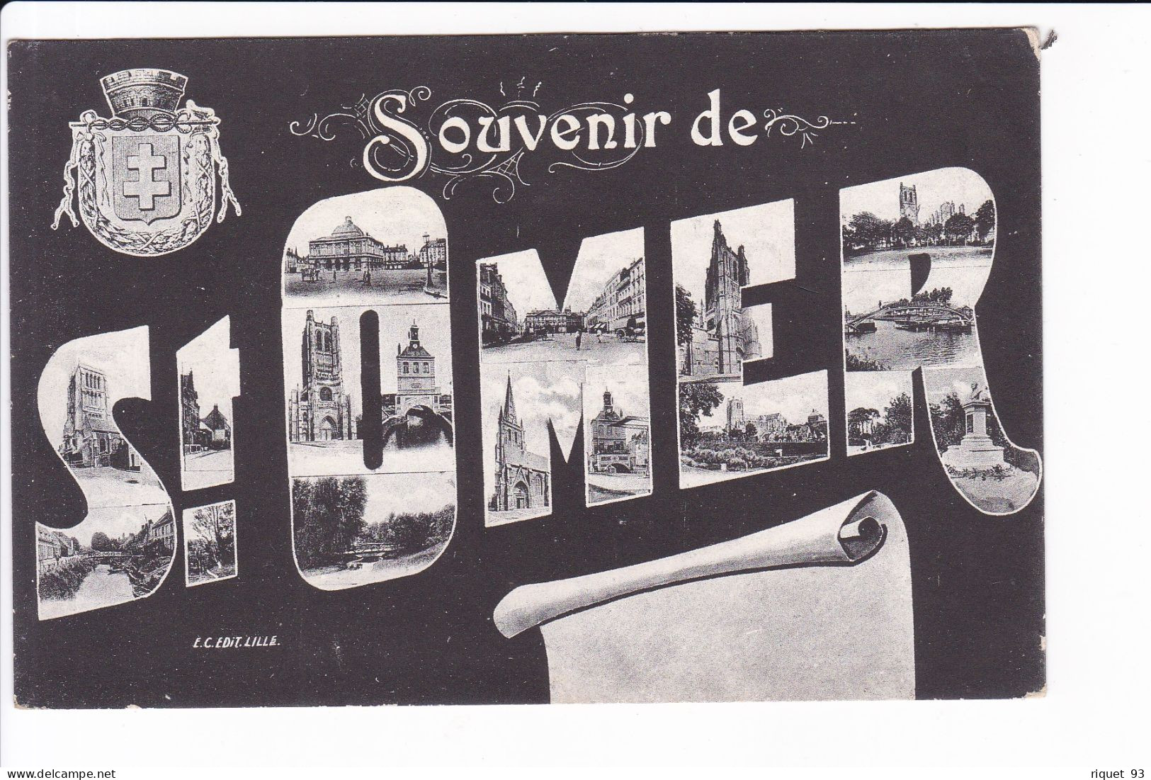 Souvenir De ST-OMER ( écrit En Lettres Composées De Photos) - Saint Omer