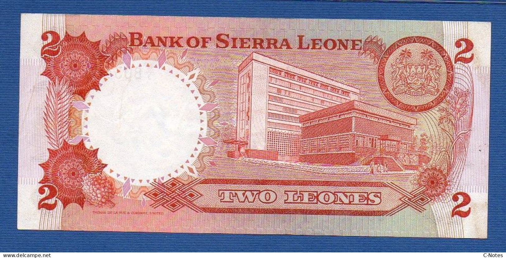 SIERRA LEONE - P. 6a – 2 Leones 19/04/1974 VF/XF, S/n B/3 803460 - Sierra Leone