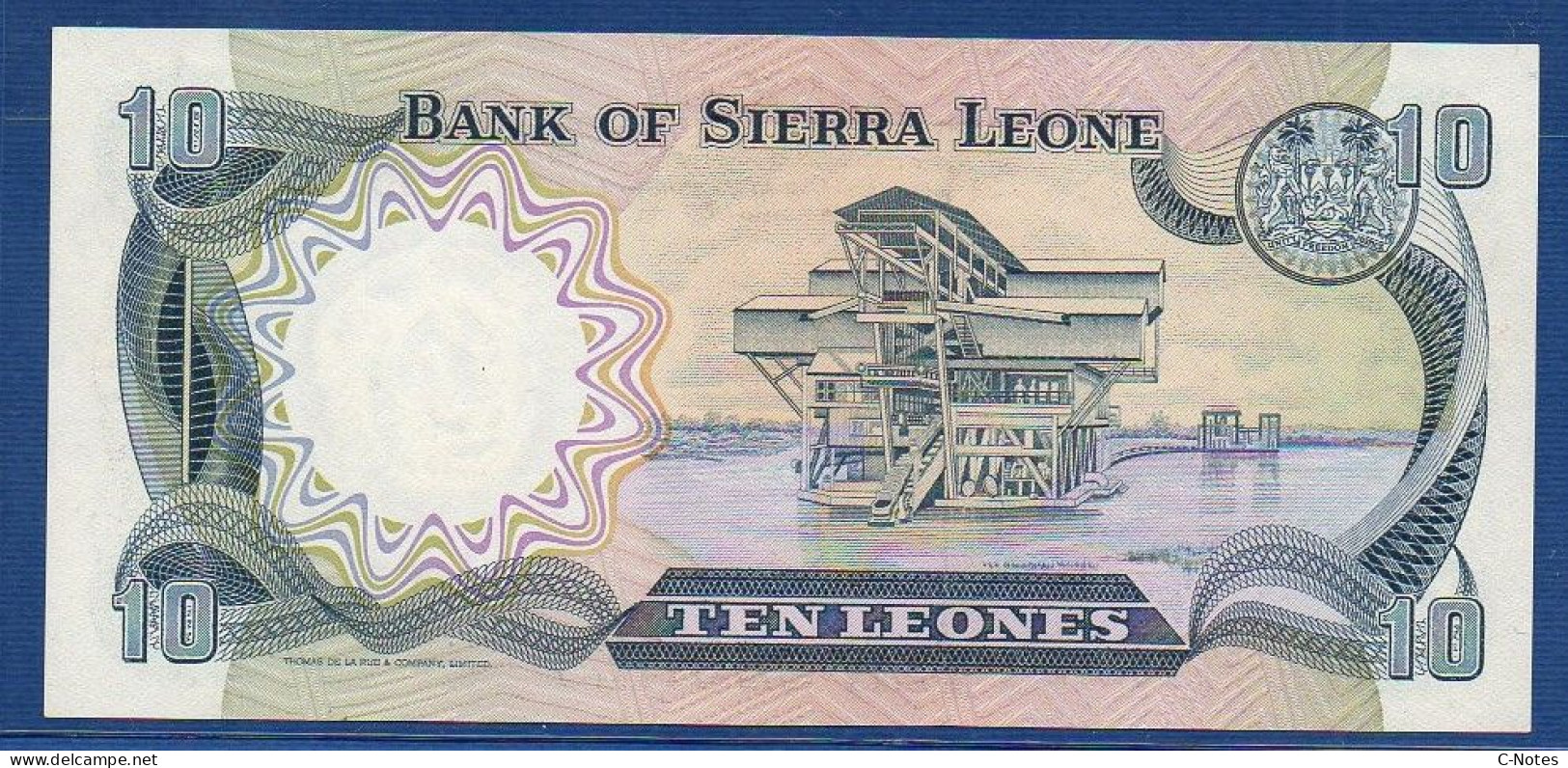 SIERRA LEONE - P. 8c – 10 Leones 1984 UNC, S/n E/11 023621 - Sierra Leone