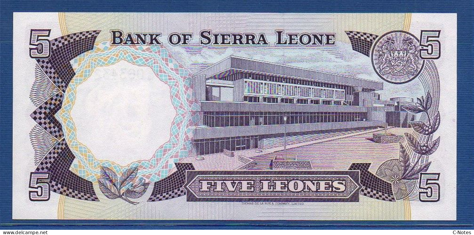 SIERRA LEONE - P. 7f – 5 Leones 1984 UNC, S/n C/19 063432 - Sierra Leone