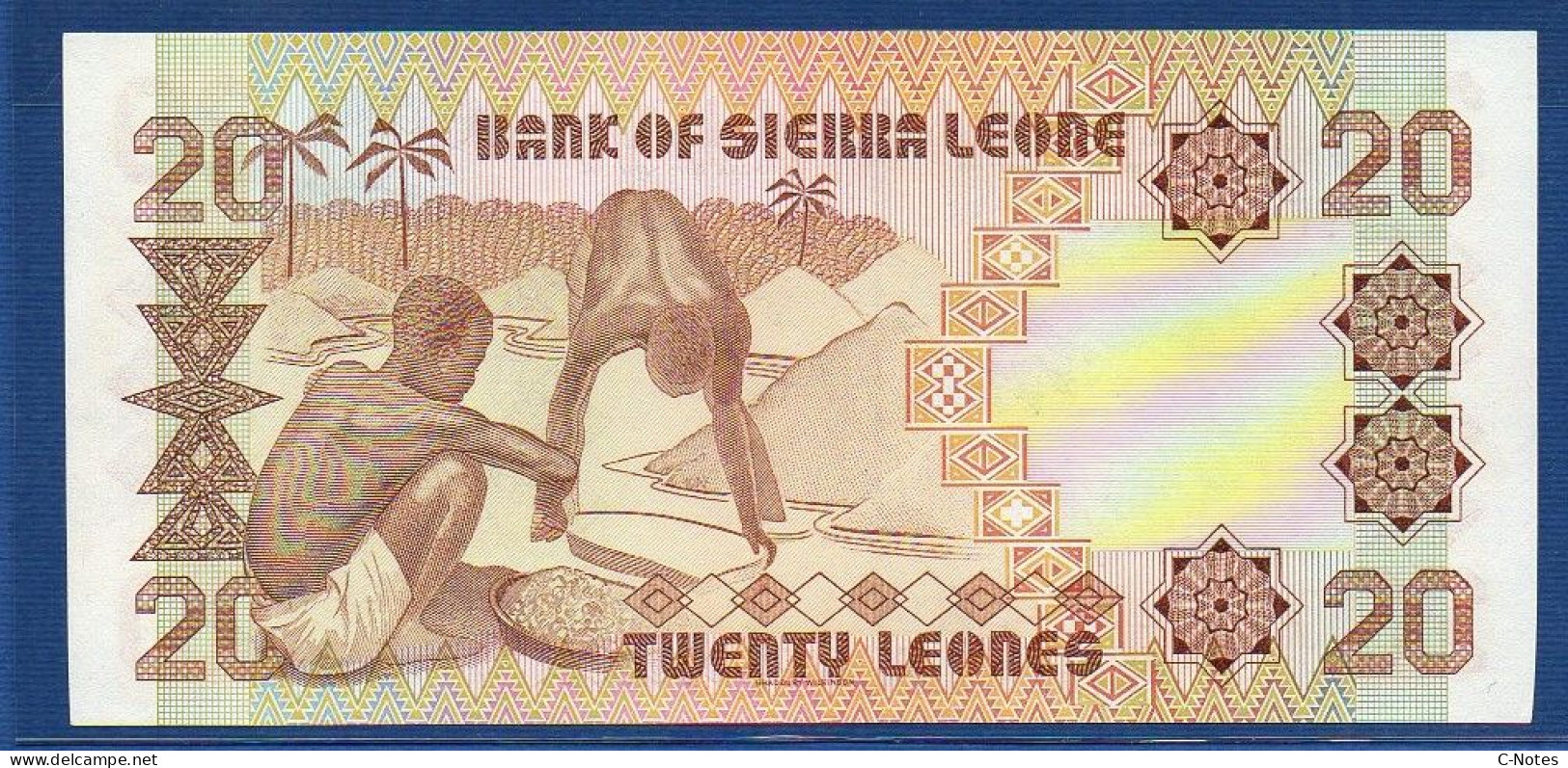 SIERRA LEONE - P.14b – 20 Leones 1984 UNC-, S/n FF 41067660 - Sierra Leona