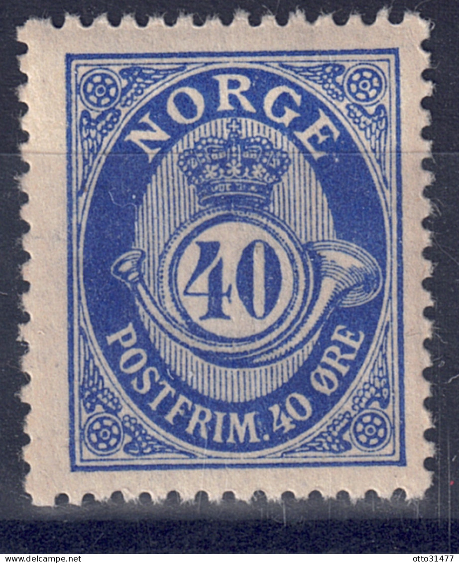 Norwegen 1920 - FM Posthorn, Nr. 103, Gefalzt * / MLH - Ongebruikt