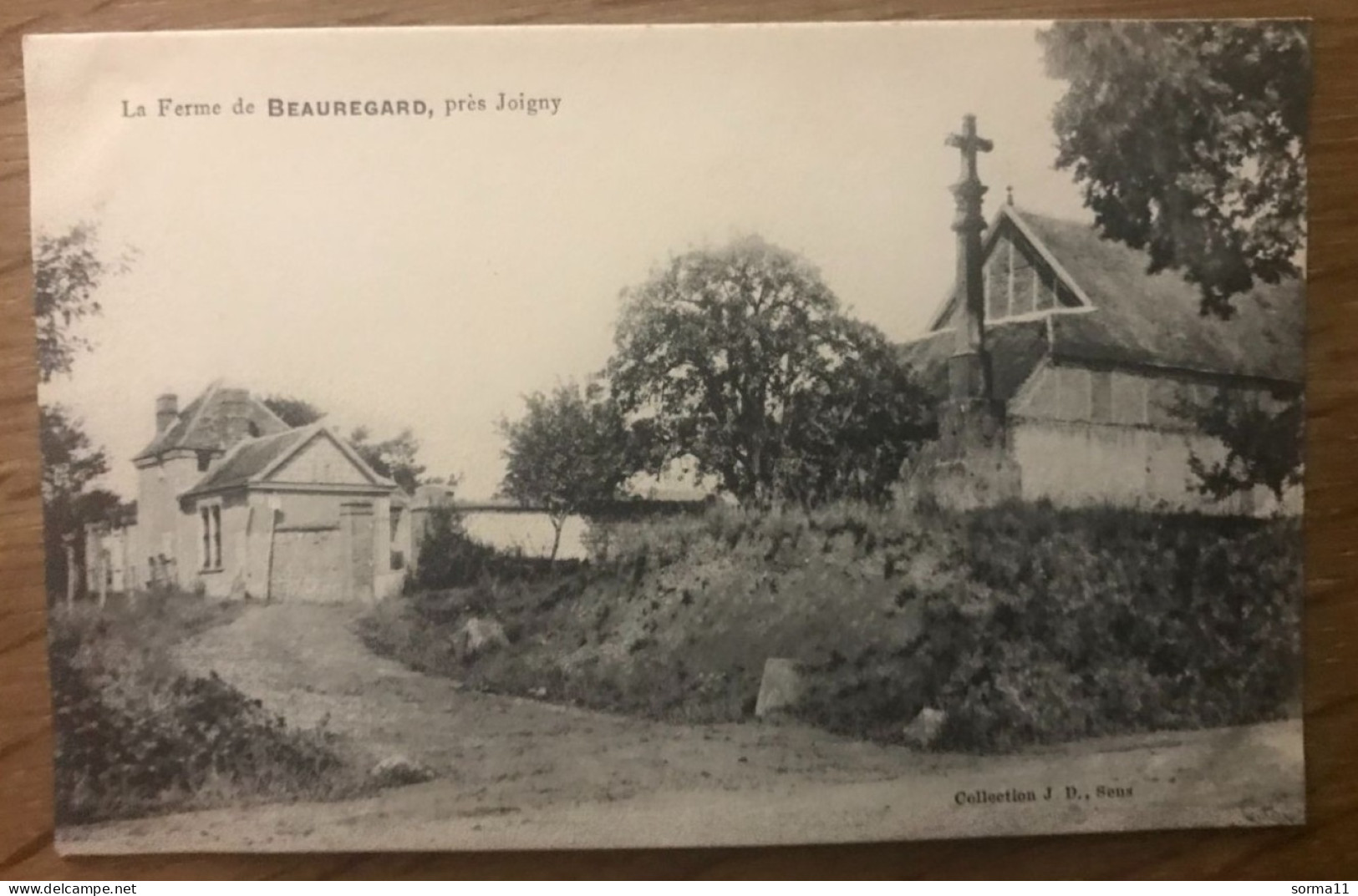 CPA La Ferme De BEAUREGARD 89 Près Joigny - Cerisiers