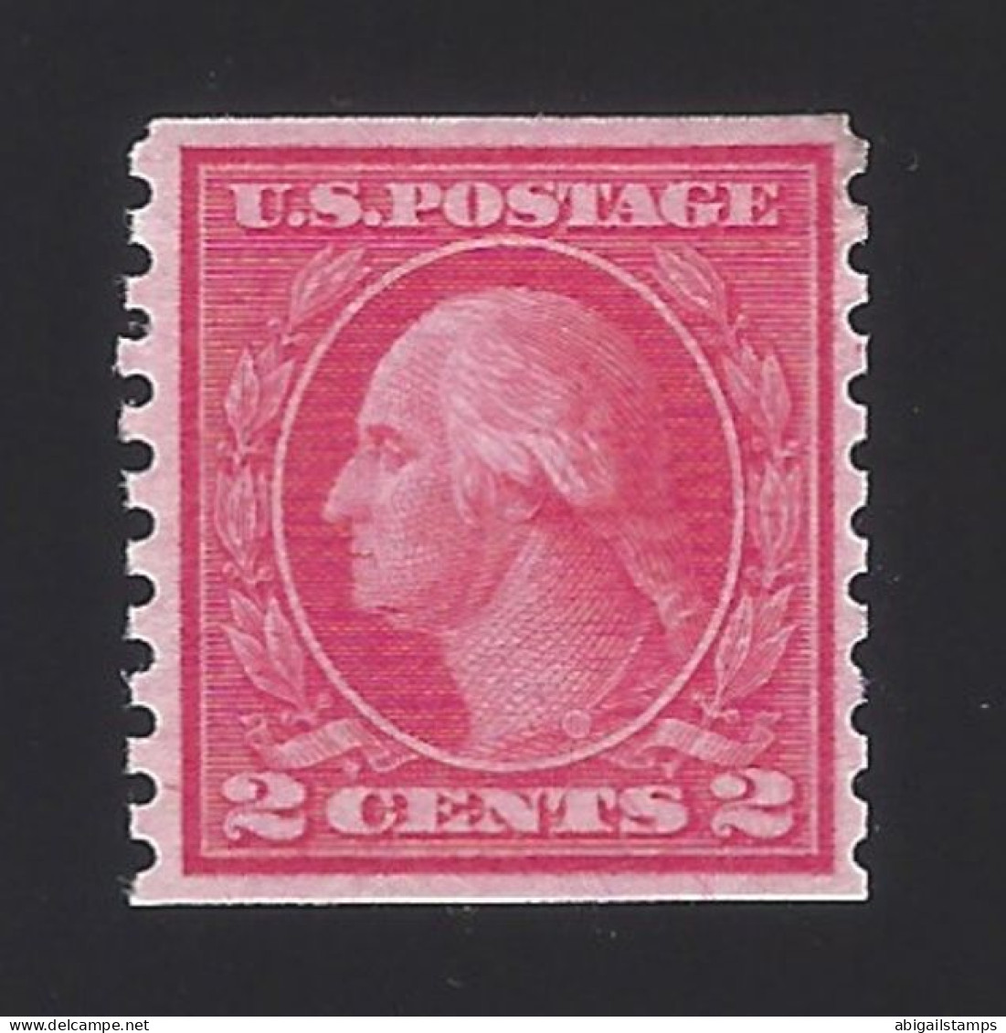 US #455 1914-16 Carmine Type III Wmk 190 Perf 10 Vert MNH F-VF SCV $19 - Neufs