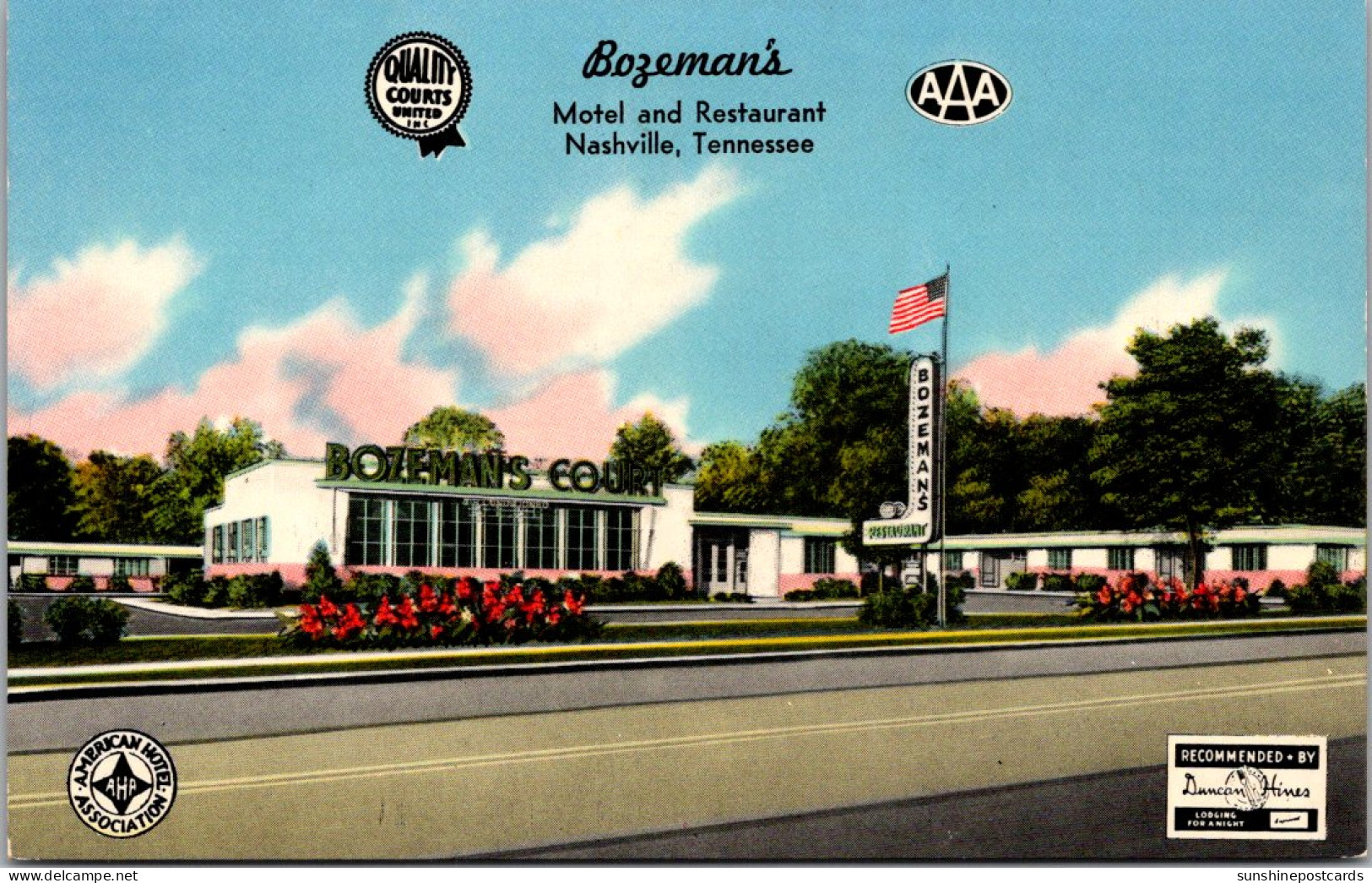 Tennessee Nashville Bozeman's Motel And Restaurant - Nashville