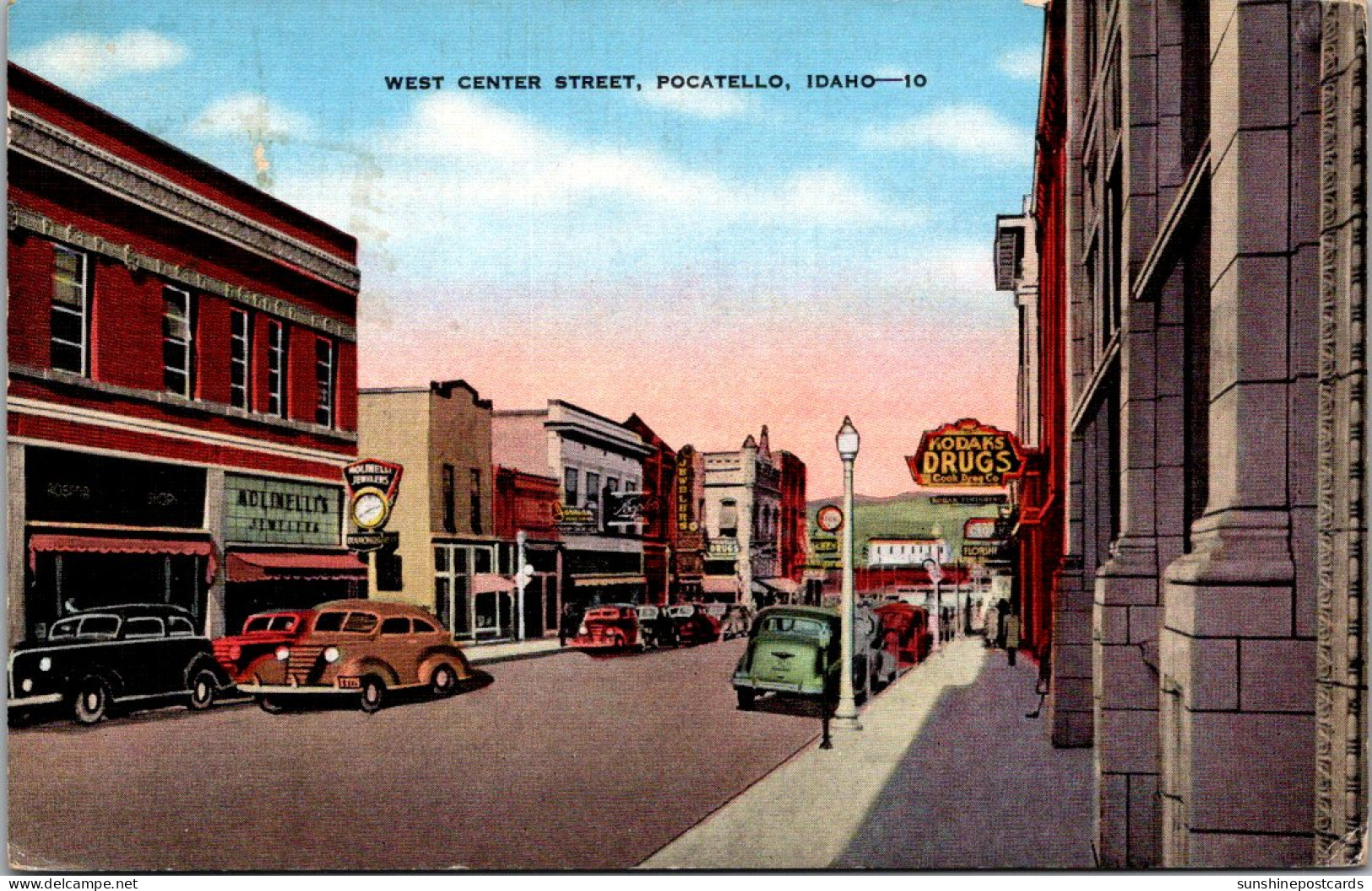 Idaho Pocatello West Center Street 1940 - Pocatello