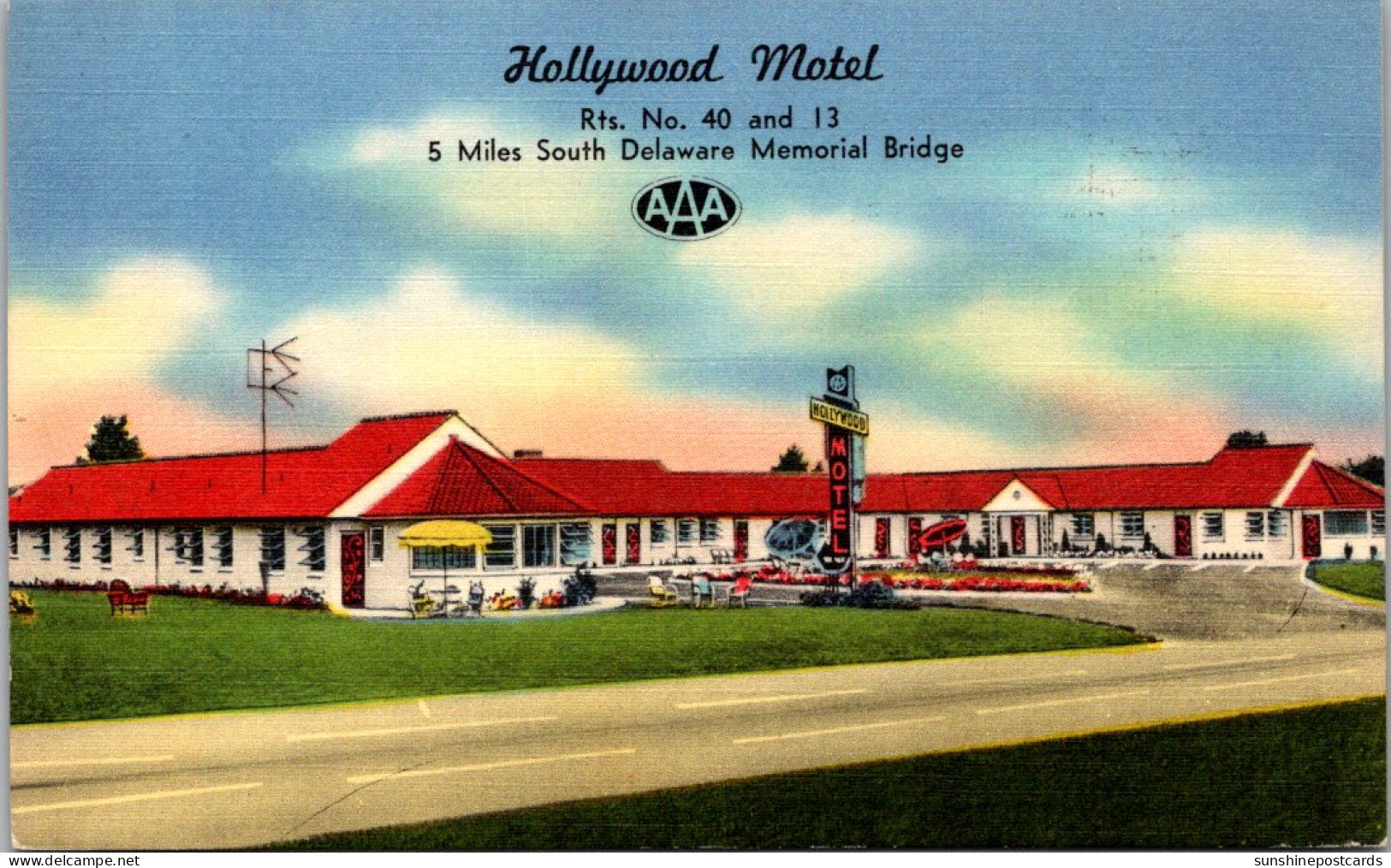 Delaware New Castle The Hollywood Motel - Autres & Non Classés
