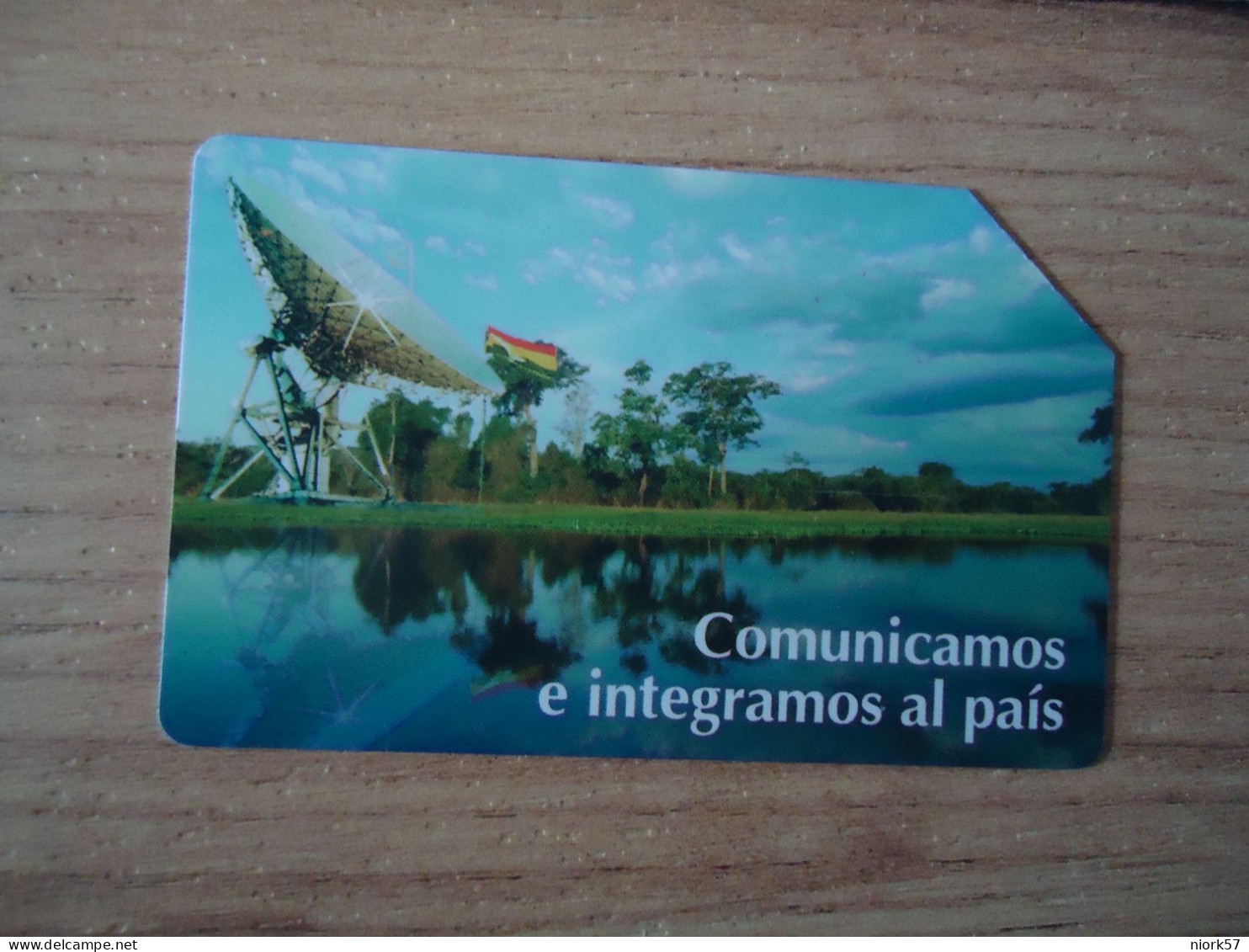 BOLIVIA  USED CARDS OPTICAL  RADAR STATION - Bolivia