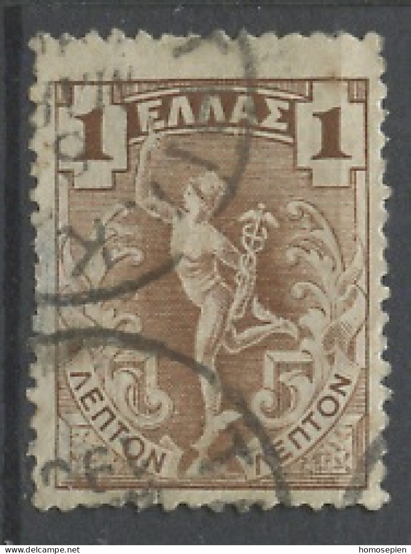 Grèce - Griechenland - Greece 1901 Y&T N°146 - Michel N°125 (o) - 1l Mercure - Used Stamps