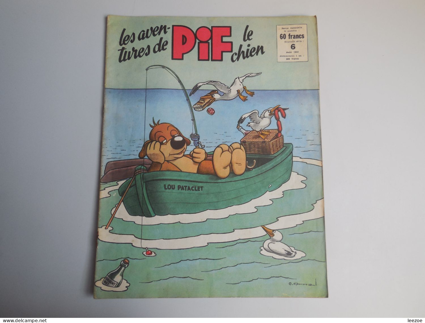 BD LES AVENTURES DE PIF LE CHIEN, 3ème Série T.6 (VAILLANT) 1958.............N5 - Pif - Autres