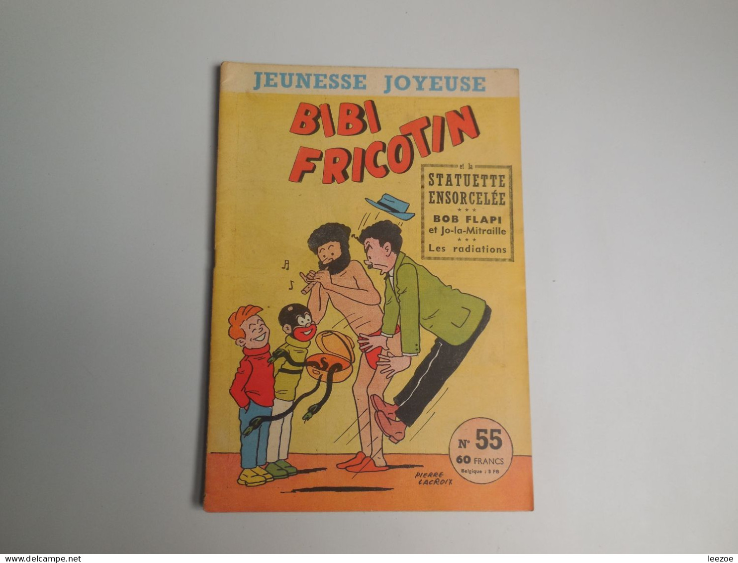 BD BIBI FRICOTIN Et La Statuette Ensorcelée (3e Série Jeunesse Joyeuse 1959) N°55.......N5 - Bibi Fricotin