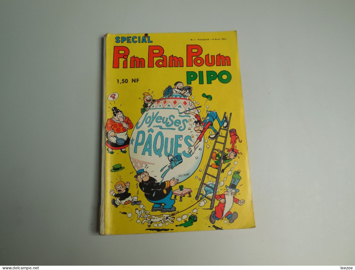 BD Pim Pam Poum (Pipo Spécial) N°1, Pipo : Des Courges Et Des Boules 1962................N5 - Pim Pam Poum