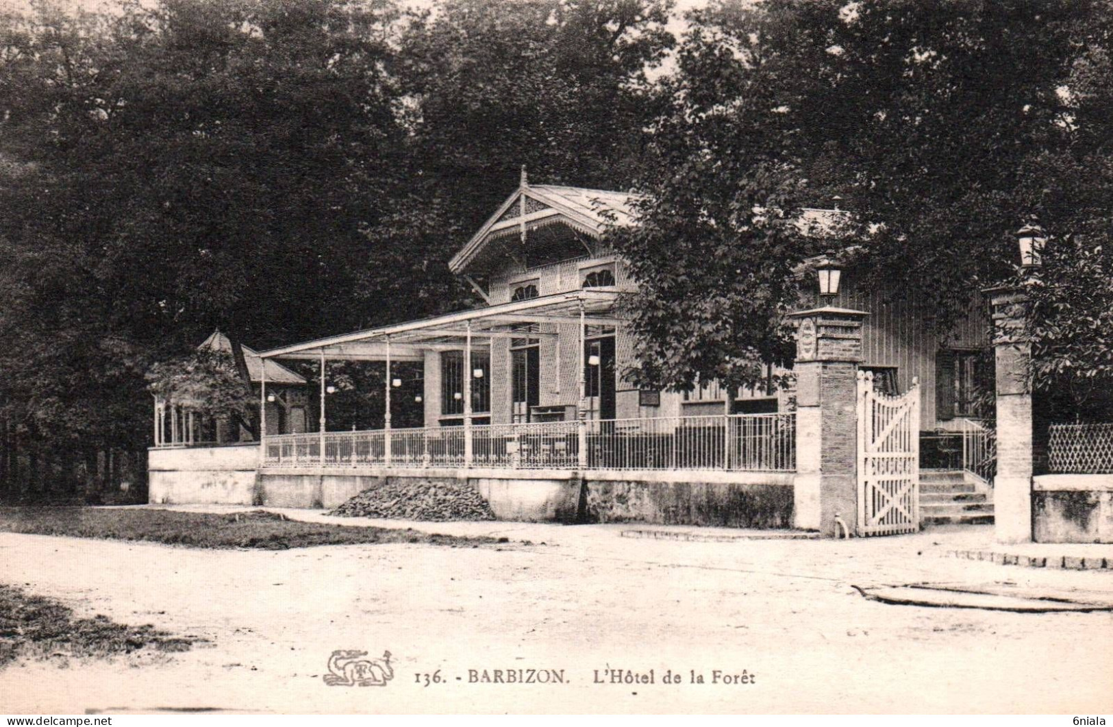 17677 BARBIZON  L Hôtel De La Forêt     (2 Scans) 77 - Barbizon