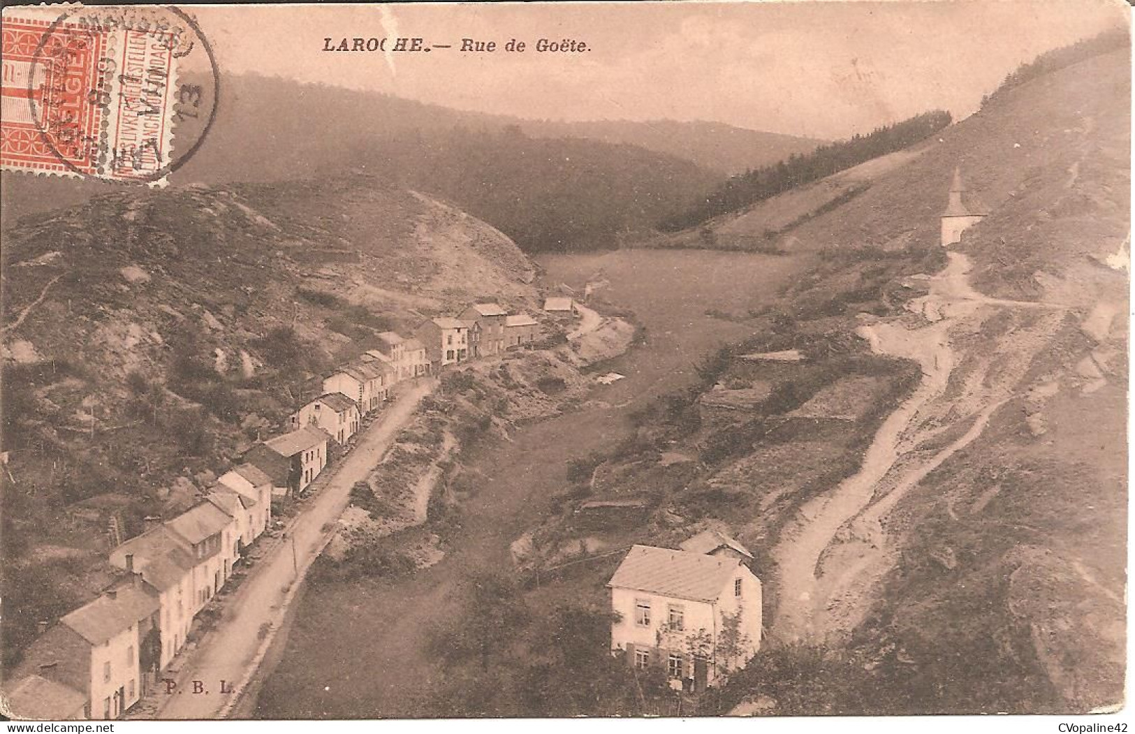 LAROCHE (Belgique) Rue De Goëte En 1913 - La-Roche-en-Ardenne