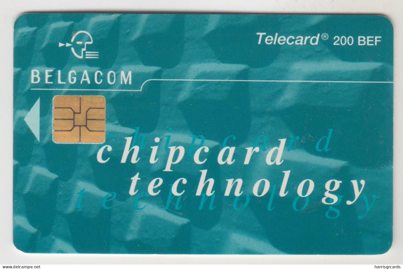 BELGIUM - Chipcard Technology, 200 BEF, Tirage 96.000, Used - With Chip