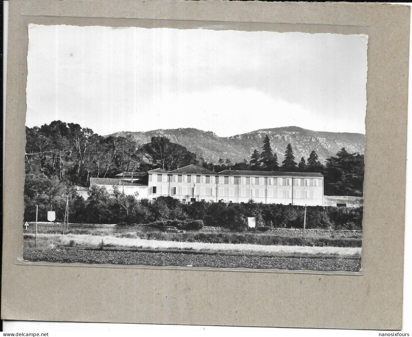 D 83. SAINT ZACHARIE.  CHATEAU DE MONT VERT.  CARTE ECRITE - Saint-Zacharie