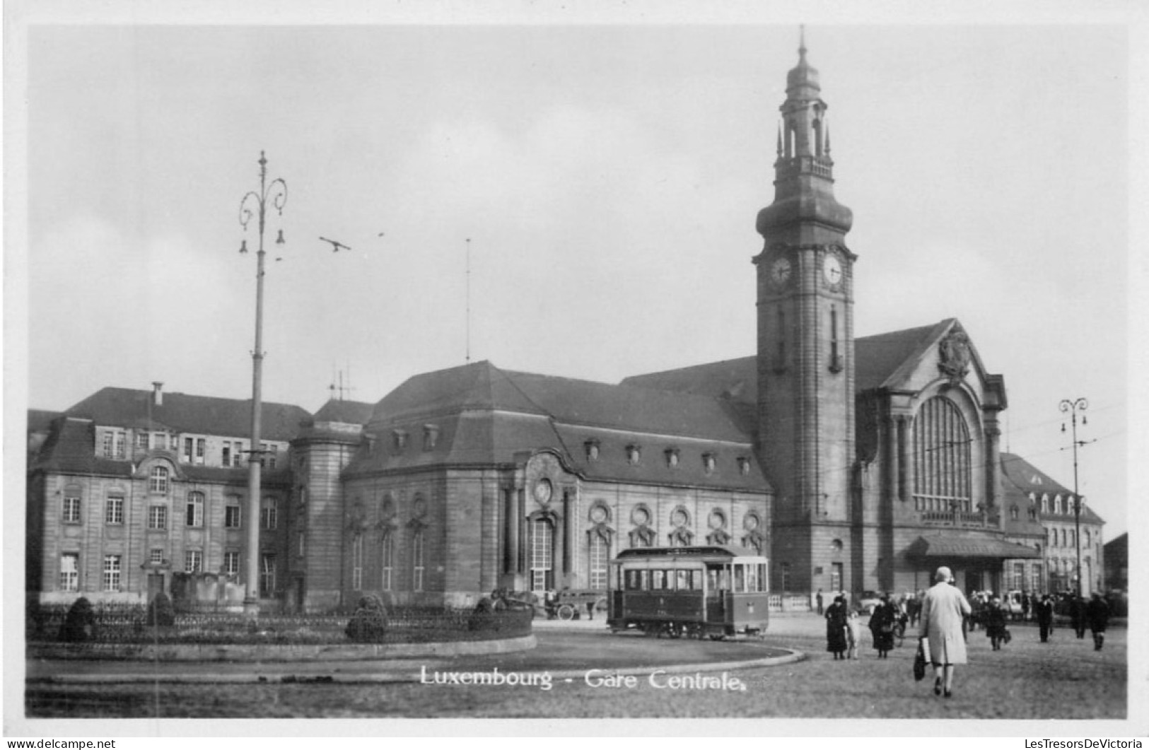 LUXEMBOURG - Gare Centrale - Edit W Capus  - Carte Postale Ancienne - Andere & Zonder Classificatie