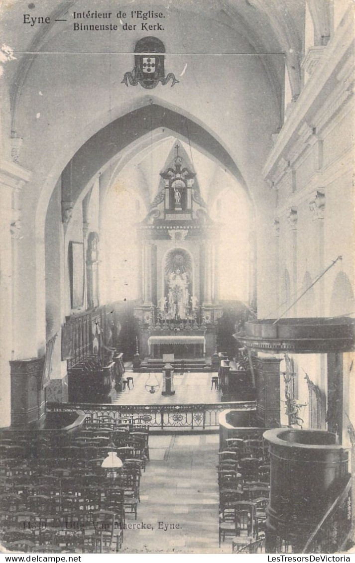 BELGIQUE - Eyne - Intérieur De L'église   - Carte Postale Ancienne - Sonstige & Ohne Zuordnung
