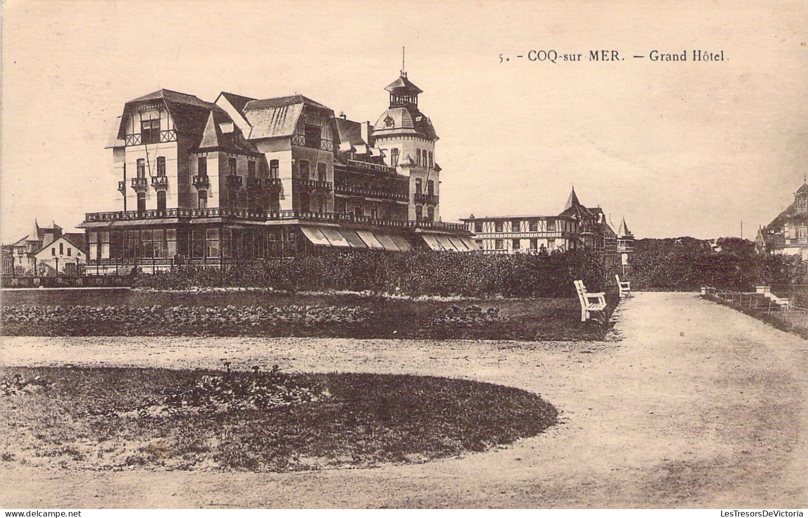 BELGIQUE - COQ Sur Mer - Grand Hôtel - Carte Postale Ancienne - Autres & Non Classés