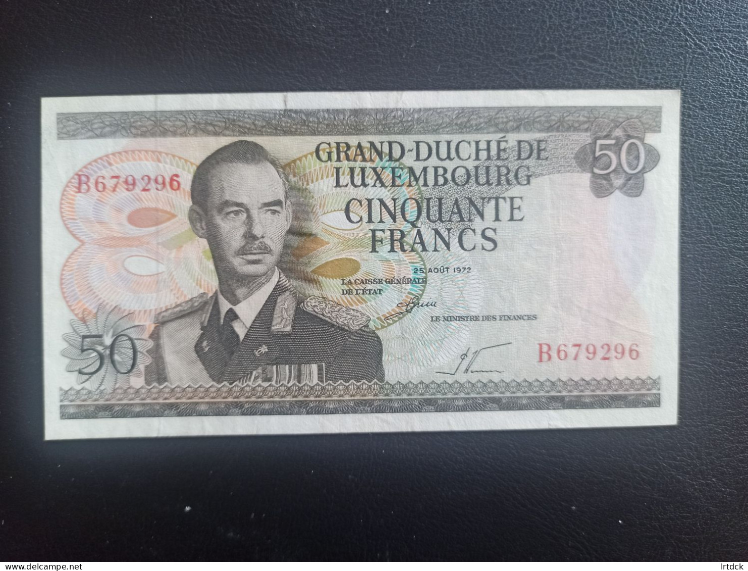 Luxembourg Billet 50 Francs 1972 Tbe - Luxemburg