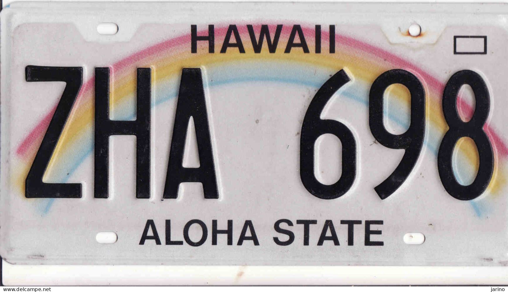 Plaque D' Immatriculation USA - State Hawaii, USA License Plate - State Hawaii, 30,5 X 15cm, Fine Condition - Placas De Matriculación