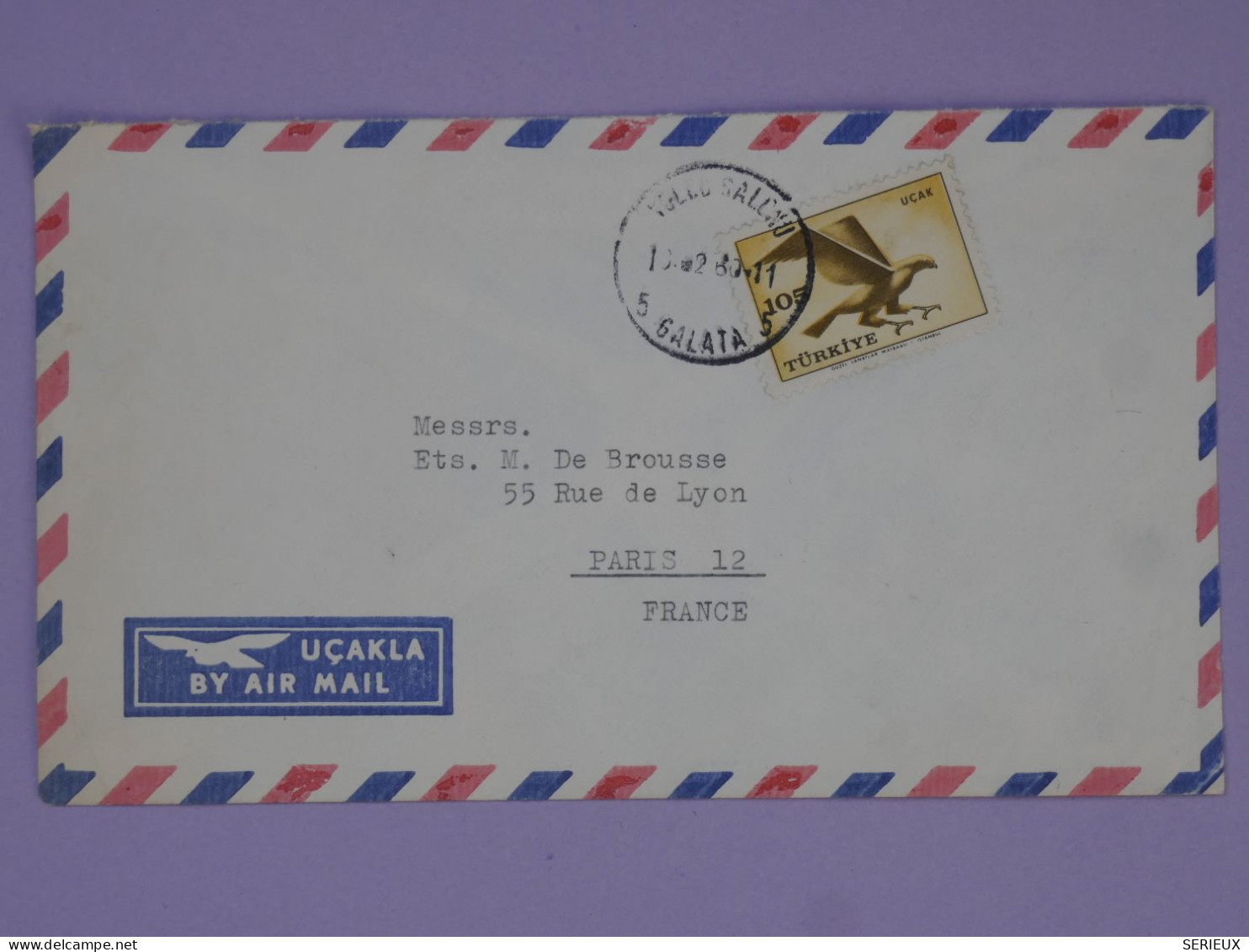 BS19 TURQUIE  BELLE LETTRE  1967 PAR AVION UCAKLA    A PARIS FRANCE +  + AFFR. INTERESSANT+ - Covers & Documents