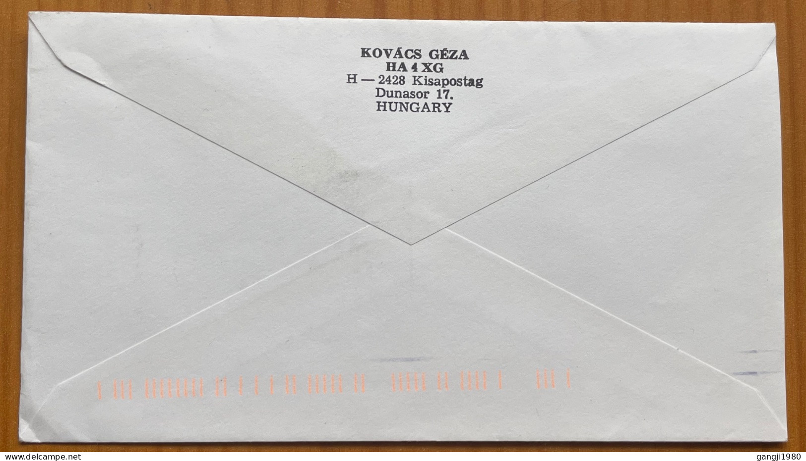 HUNGARY 2004, COVER USED TO USA, PEEL & STECK, ATM STAMP LABLE, PRINTED,  DUNAÚJVAROS CITY CANCEL. - Lettres & Documents